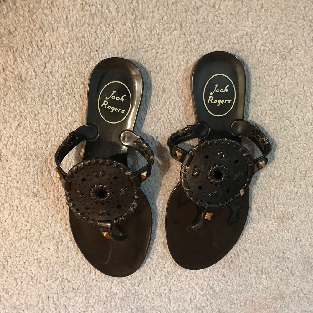 Jack Rodgers Jellies in Black